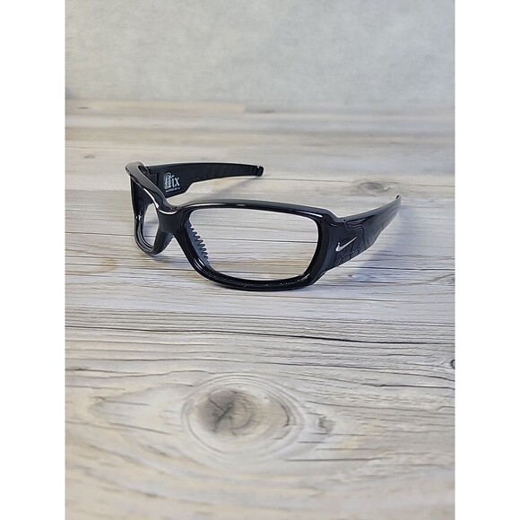 Vtg Nike Nix EV0302 001 Black‎ Frame  Wrap Around Sunglasses Frames Only - Picture 1 of 15